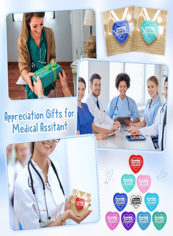 Arrowbash 20 Sets Valentine Medical Assistant Gifts Bulk 2025 Heart Stress Balls Ma Appreciation Gifts for Women Inspirational Squeeze Ball for Medical Assistant Coworker Team Birthday Party Gift - Image 5